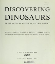 Discovering dinosaurs in the American Museum of Natural History  Cover Image