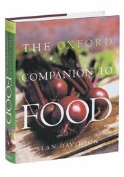 The Oxford companion to food  Cover Image
