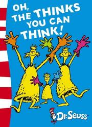 Oh, the thinks you can think! Book cover