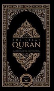 The clear Quran : a thematic English translation Book cover