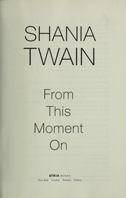 From this moment on  Cover Image