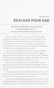 Rich dad poor dad : what the rich teach their kids about money - that the poor and middle class do not! : with updates for today's world and 9 new study session sections  Cover Image