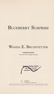 Blueberry surprise Cover Image