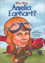 Who was Amelia Earhart? Book cover