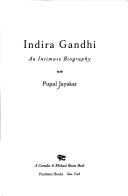 Indira Gandhi : an intimate biography  Cover Image