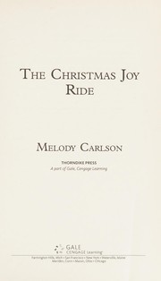 The Christmas joy ride Cover Image