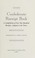 Go to record Confederate receipt book; a compilation of over one hundre...