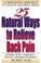 Go to record 25 Natural ways to relieve back pain