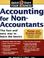 Go to record Accounting for non-accountants : the fast and easy way to ...