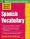 Go to record Practice makes perfect : Spanish vocabulary