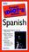 Go to record The pocket idiot's guide to Spanish
