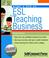 Go to record Start & run an ESL teaching business