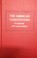 Go to record The American Constitution : its origins and development