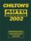Go to record Chilton's auto service manual, 2002 edition.